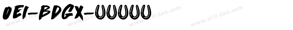 Oei-BdGx字体转换