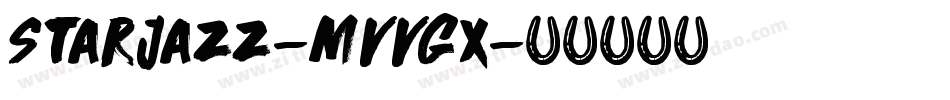 StarJazz-MVVGx字体转换