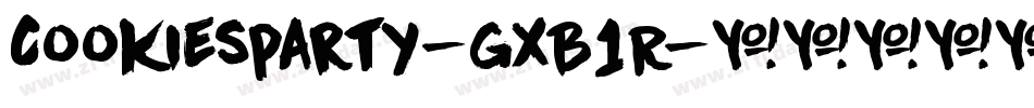 Cookiesparty-gxB1R字体转换