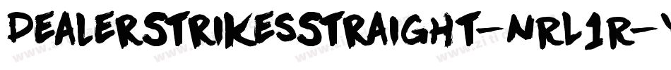 DealerStrikesStraight-nRL1R字体转换