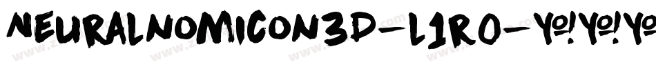 Neuralnomicon3D-l1r0字体转换