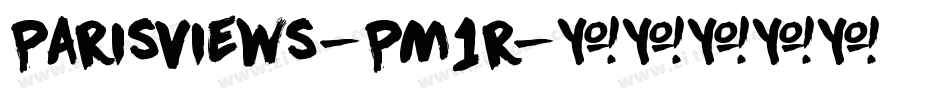 Parisviews-PM1r字体转换 Parisviews-PM1r字体转换