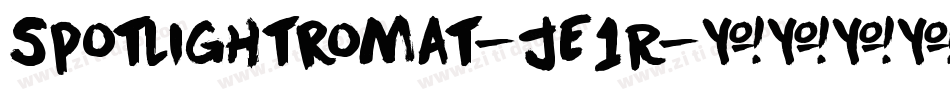 Spotlightromat-jE1R字体转换