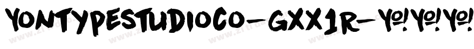 Yontypestudioco-gxx1R字体转换
