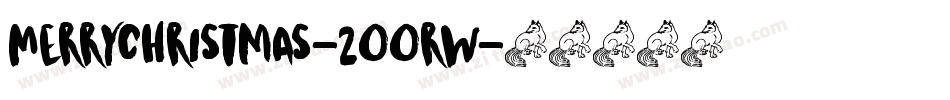 MerryChristmas-2OOrW字体转换