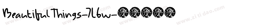 BeautifulThings-7L6w字体转换