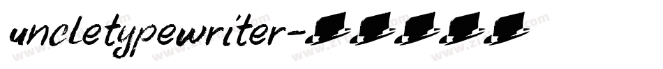 uncletypewriter字体转换
