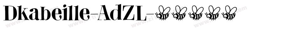 Dkabeille-AdZL字体转换