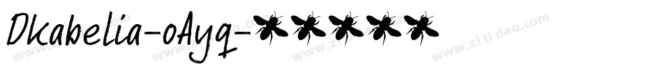 Dkabelia-oAyq字体转换
