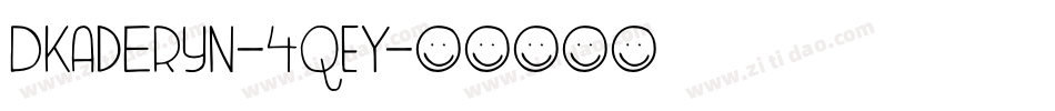 Dkaderyn-4qEY字体转换