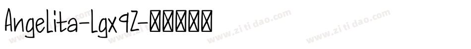 Angelita-lgx9Z字体转换