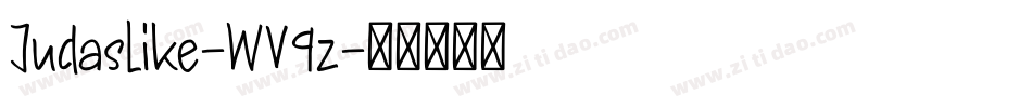 Judaslike-WV9z字体转换
