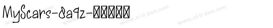 MyScars-8a9z字体转换
