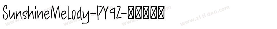 SunshineMelody-PY9Z字体转换
