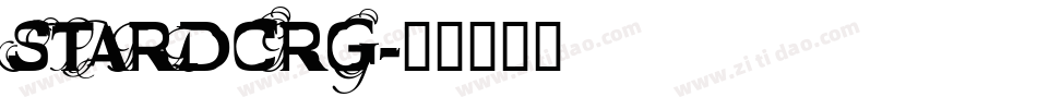 STARDCRG字体转换