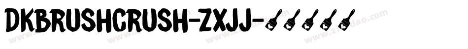 Dkbrushcrush-ZXJJ字体转换