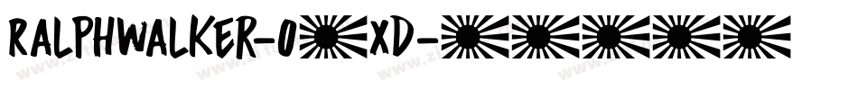 RalphWalker-04xd字体转换