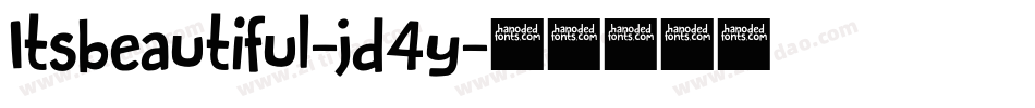 Itsbeautiful-jd4y字体转换 Itsbeautiful-jd4y字体转换