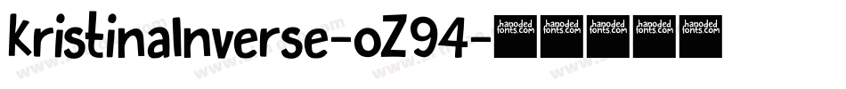 KristinaInverse-oZ94字体转换