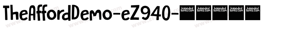 TheAffordDemo-eZ94O字体转换