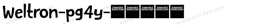 Weltron-pg4y字体转换 Weltron-pg4y字体转换