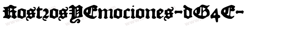 RostrosYEmociones-dG4E字体转换