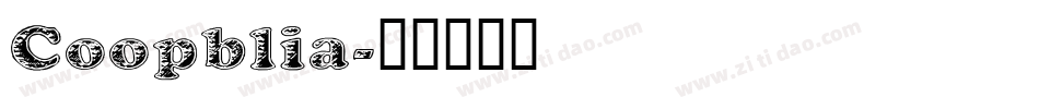 Coopblia字体转换