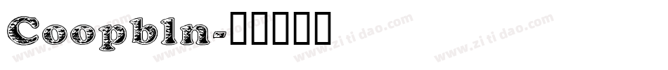 Coopbln字体转换