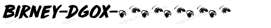 Birney-dgox字体转换