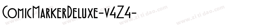 ComicMarkerDeluxe-v4Z4字体转换