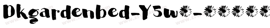 Dkgardenbed-Y5w4字体转换