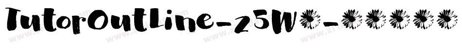 TutorOutline-z5W4字体转换