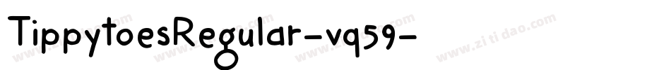 TippytoesRegular-vq59字体转换