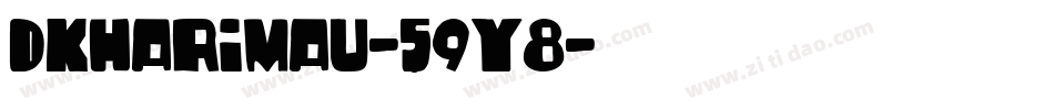 Dkharimau-59Y8字体转换