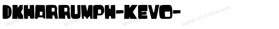 Dkharrumph-KEvo字体转换