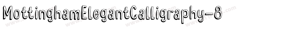 MottinghamElegantCalligraphy-81zB字体转换