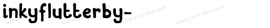 inkyflutterby字体转换