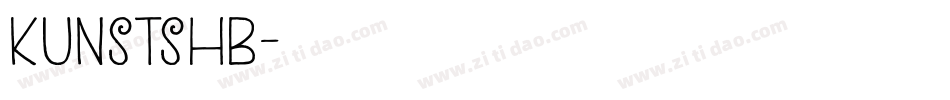 KUNSTSHB字体转换