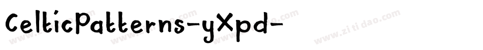 CelticPatterns-yXpd字体转换