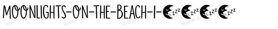 Moonlights-on-the-Beach-1字体转换