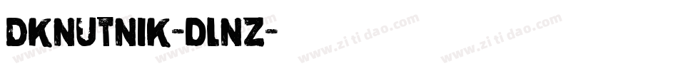 Dknutnik-dlnZ字体转换