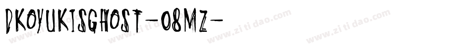 Dkoyukisghost-08Mz字体转换