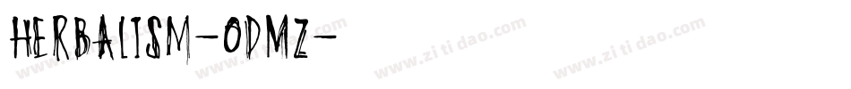 Herbalism-odMz字体转换 Herbalism-odMz字体转换
