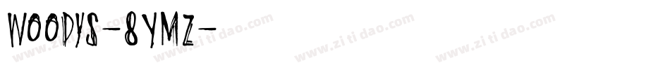 Woodys-8YMz字体转换