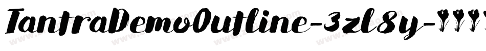 TantraDemoOutline-3zl8y字体转换