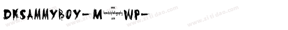 Dksammyboy-M3wp字体转换