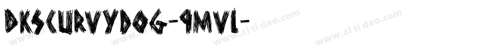 Dkscurvydog-9mvL字体转换