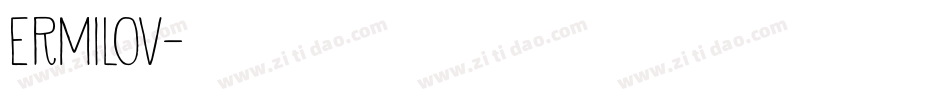 ermilov字体转换