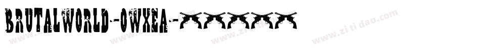 Brutalworld-owxEa字体转换