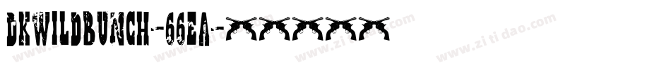 Dkwildbunch-66eA字体转换
